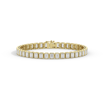 The Glided Emerald Tennis Bracelet
