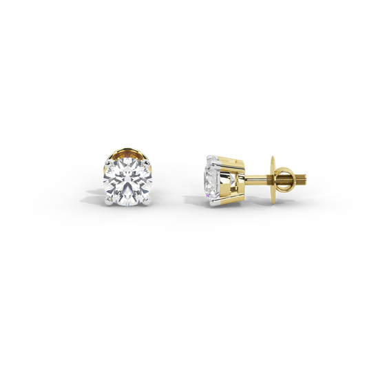 Signature Solitaire Earrings