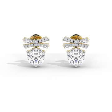 Twinkling Bow Diamond Drops