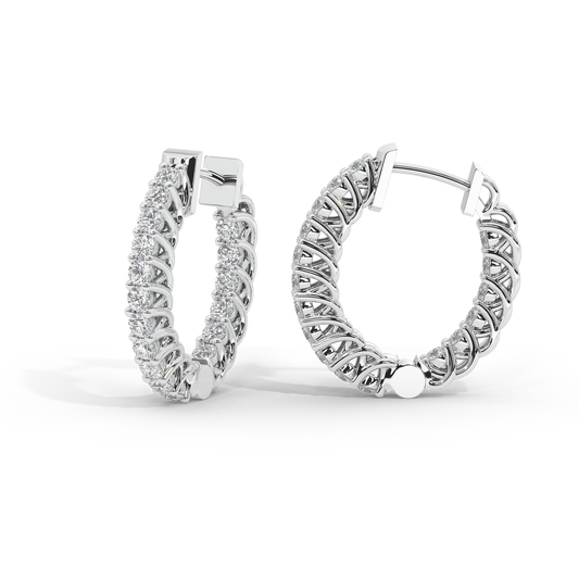 Inside-Out Sparkle Hoops