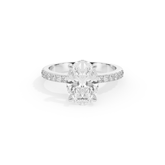 Crown Jewel Oval Ring