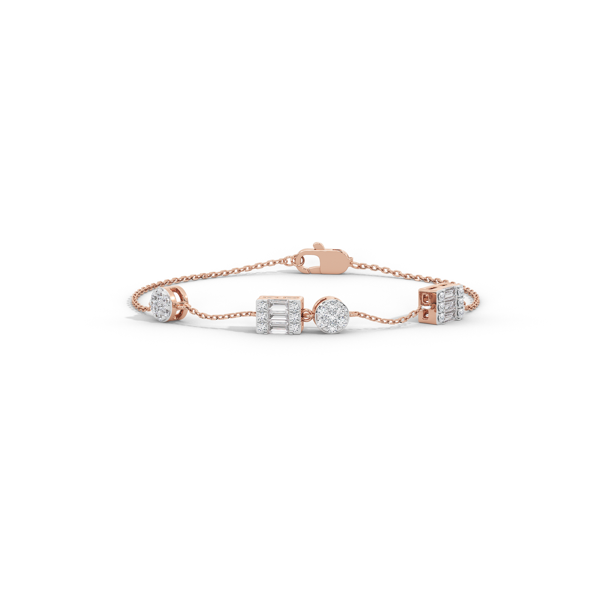 Sophistiqué Diamond Line Bracelet