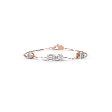 Sophistiqué Diamond Line Bracelet