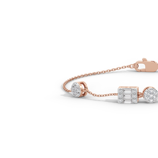 Sophistiqué Diamond Line Bracelet